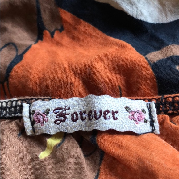 Forever 21 | Y2K Retro Floral Print Halter Top | M - Picture 8 of 9